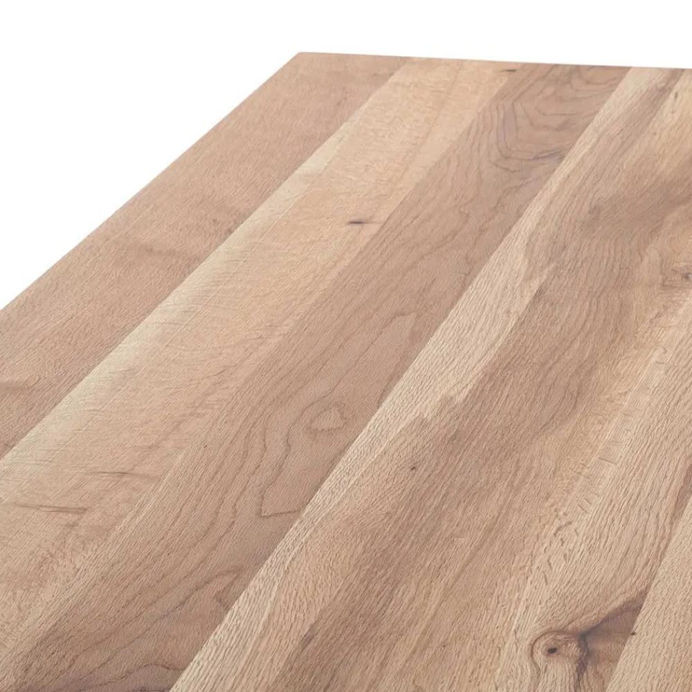 Wohnen Tisch mit U-Gestell und Zerreiche Platte - Laviette