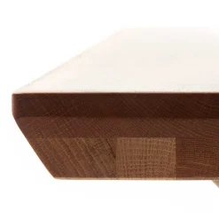 Wohnen Tisch mit U-Gestell und Zerreiche Platte - Laviette