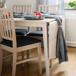 Wohnen Tisch mit Verlängerung & 4 Stühlen - Pessoa (fünfteilig)