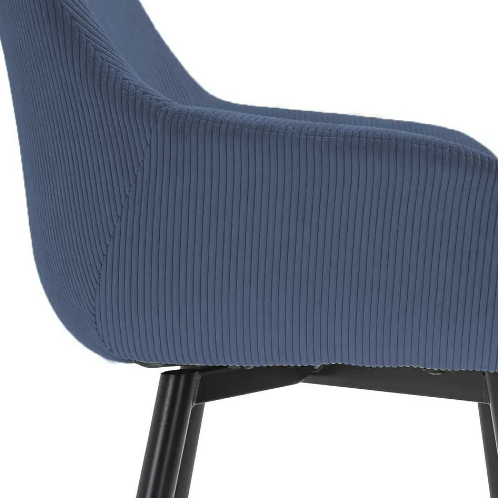 Wohnen Tisch mit vier Tischsesseln Set - Cervena (fünfteilig)