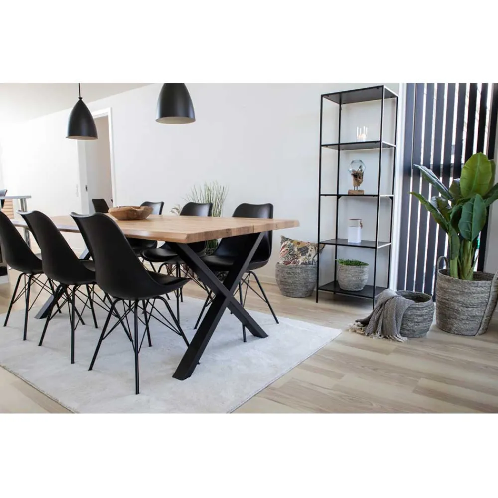 Wohnen Küchen-Essgruppen|Esszimmer Komplett*Tischgruppe im Industry Style - Coventry (siebenteilig)