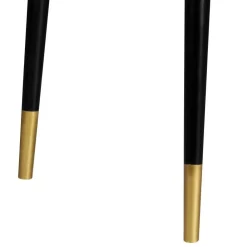 Wohnen Küchen-Essgruppen|Sitzgruppe*Tischgruppe in Schwarz & Beige - Orgevia (siebenteilig)