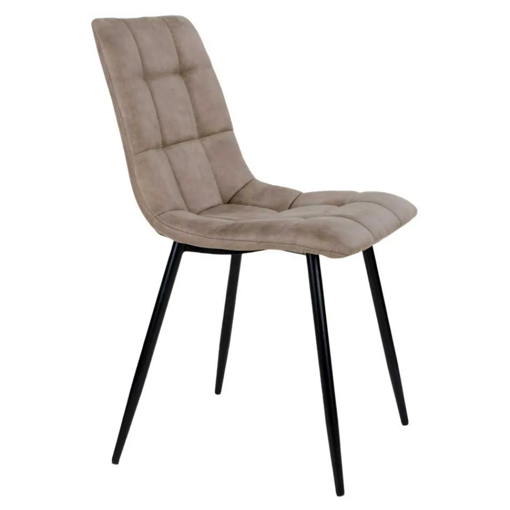 Wohnen Schwarze Möbel|Tische*Tischgruppe mit acht Stühlen Set - Anglesio (neunteilig)