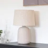 Wohnen Tischlampe in Beige - Hanani