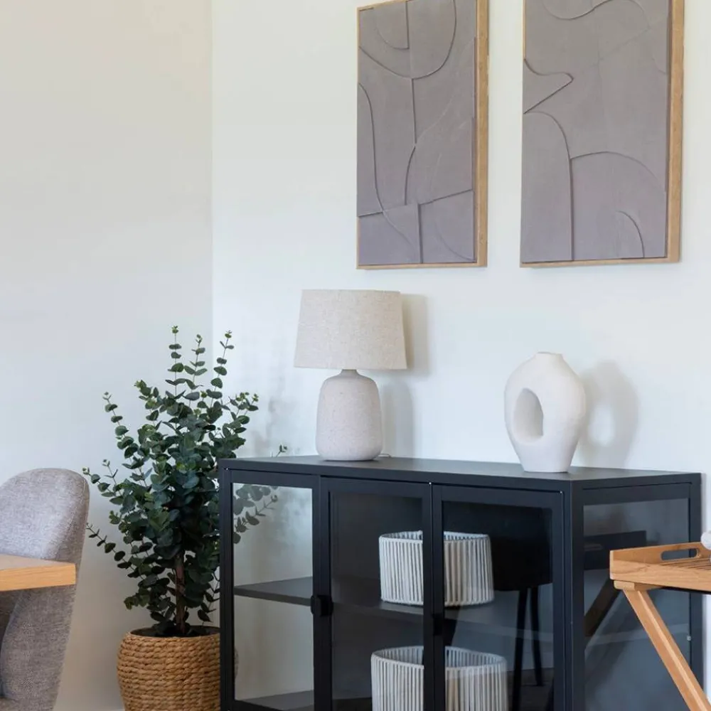 Wohnen Tischlampe in Beige - Hanani