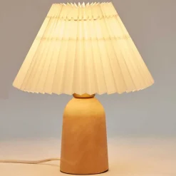 Wohnen Tischlampe mit Holzfuß - Lydosca