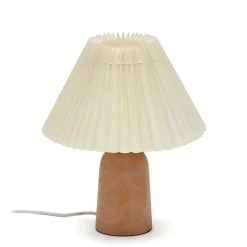 Wohnen Tischlampe mit Holzfuß - Lydosca