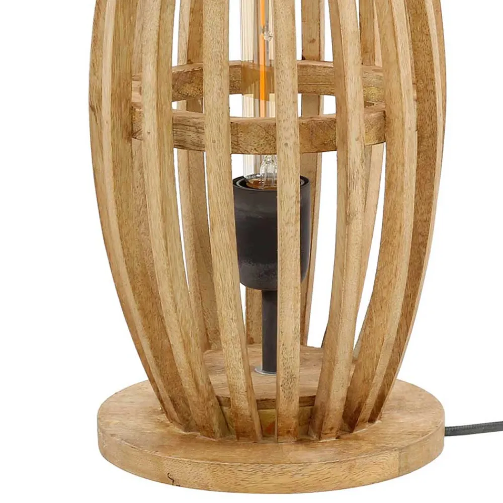 Wohnen Tischleuchte aus Mangobaum Massivholz - Mundary