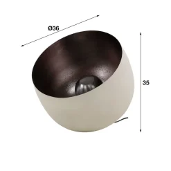 Wohnen Tischleuchte Bodenleuchte aus Metall - Cylian