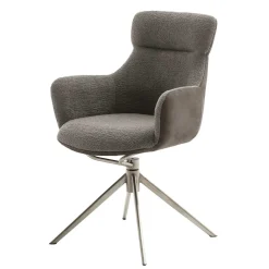 Wohnen Tischsessel in Schlamm - Eliva (2er Set)