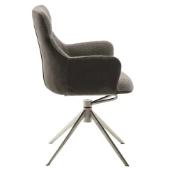 Wohnen Tischsessel in Schlamm - Eliva (2er Set)