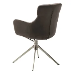 Wohnen Tischsessel in Schlamm - Eliva (2er Set)