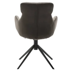 Wohnen Küchenstühle|Esszimmerstühle*Tischsessel in Schlamm & Schwarz - Colles (2er Set)