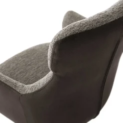 Wohnen Küchenstühle|Esszimmerstühle*Tischsessel in Schlamm & Schwarz - Colles (2er Set)