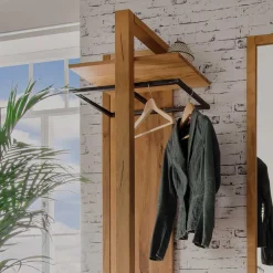 Wohnen Garderoben|Garderoben*Tolle Garderobenmöbel aus Wildeiche - Mulcian (vierteilig)