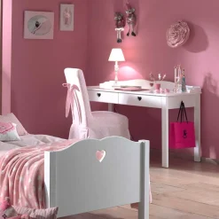 Wohnen Tolles Jugendzimmermöbel Set Grandory in Weiß (vierteilig)