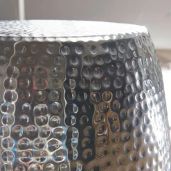 Wohnen Tonnen Design Beistelltisch aus Aluminium - Bahare