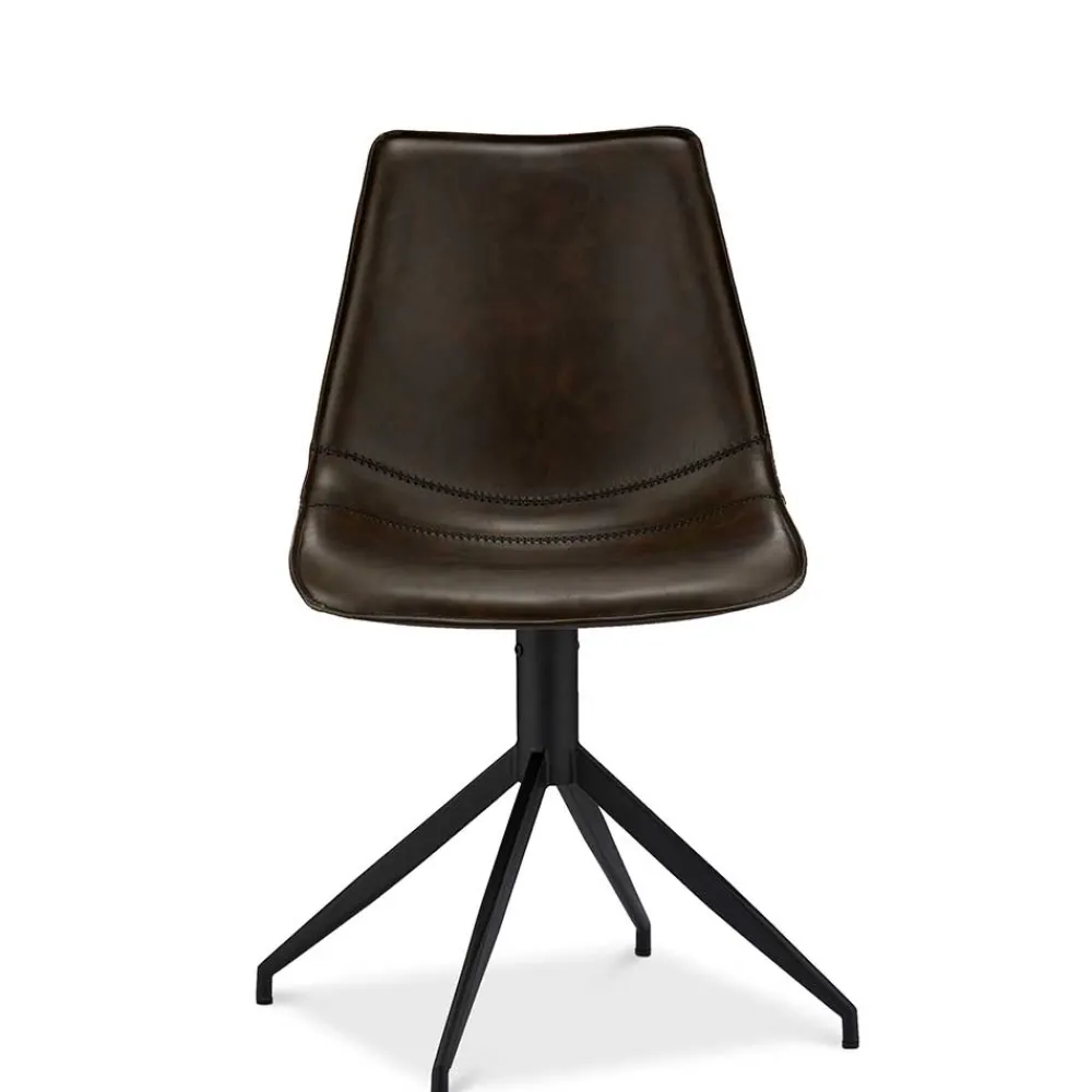 Wohnen Bürostühle*Top Schalenstuhl-Set in Dunkelbraun - Kleera (2er Set)