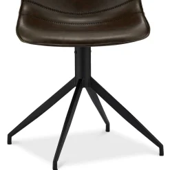 Wohnen Bürostühle*Top Schalenstuhl-Set in Dunkelbraun - Kleera (2er Set)