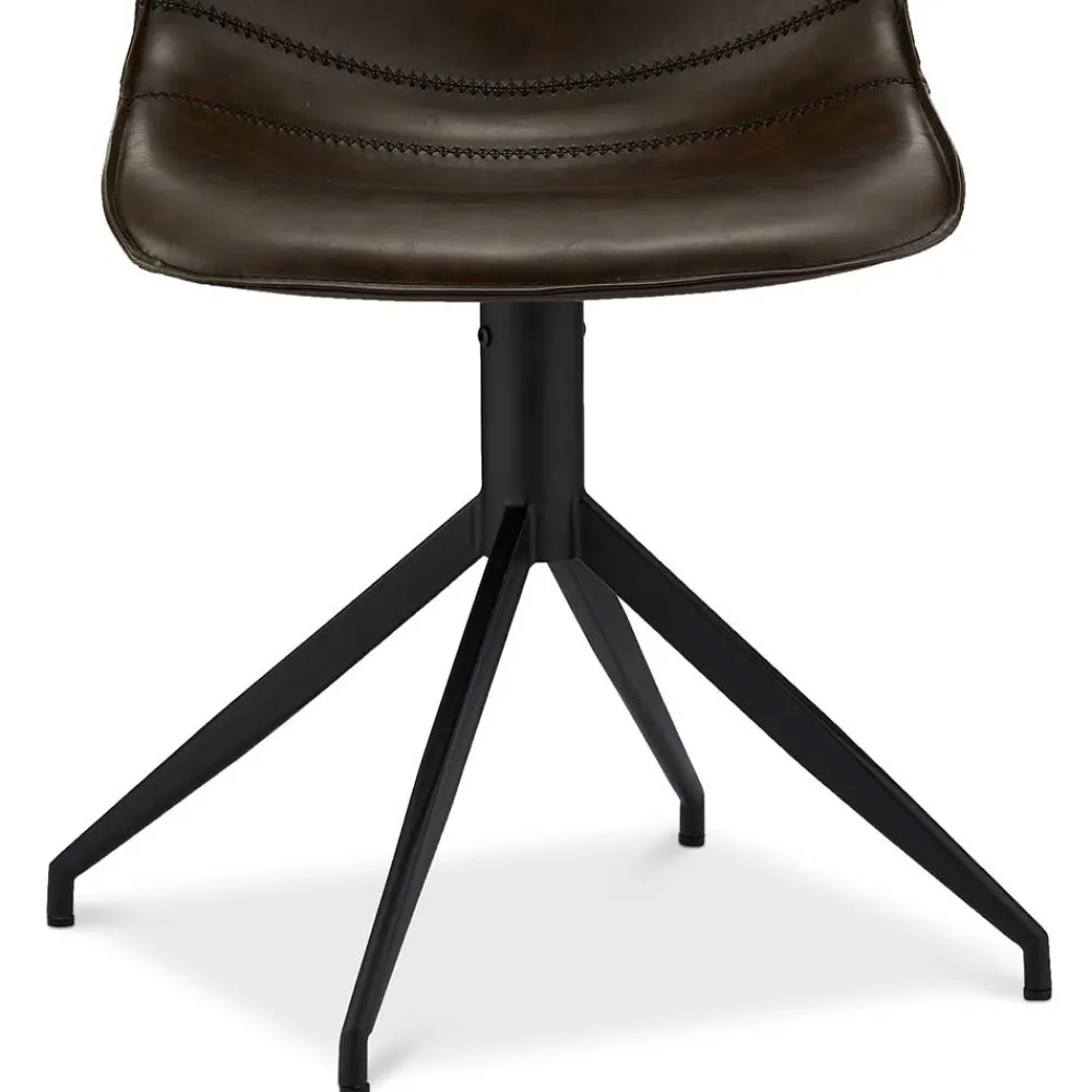 Wohnen Bürostühle*Top Schalenstuhl-Set in Dunkelbraun - Kleera (2er Set)