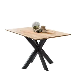 Wohnen Loft Möbel|Industrial Möbel*Topp Esstisch mit schweizer Platte Wildeiche - Inveria