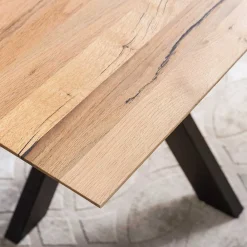 Wohnen Loft Möbel|Industrial Möbel*Topp Esstisch mit schweizer Platte Wildeiche - Inveria