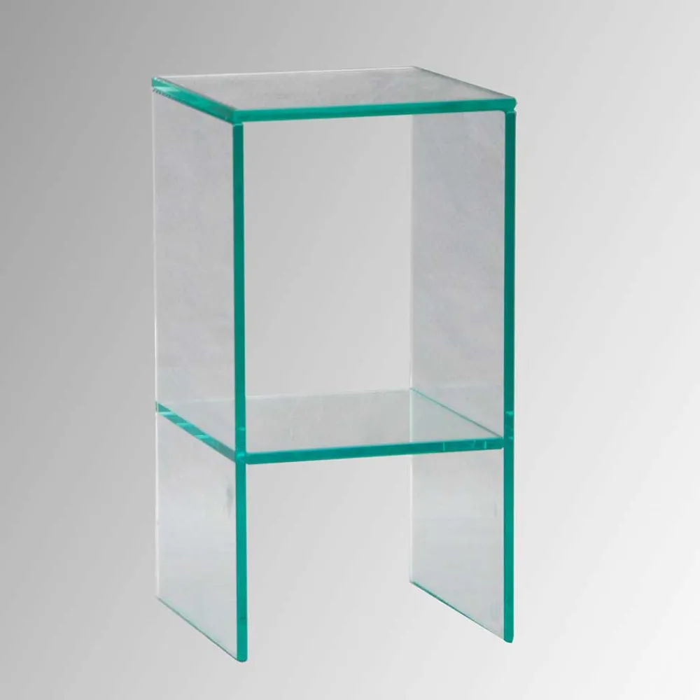 Wohnen Telefontische*Transparente Blumensäulen aus Glas - Josie (dreiteilig)