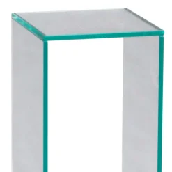 Wohnen Telefontische*Transparente Blumensäulen aus Glas - Josie (dreiteilig)