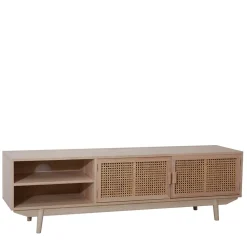 Wohnen Trend Design Lowboard mit Wiener Geflecht Türen - Oncinasa
