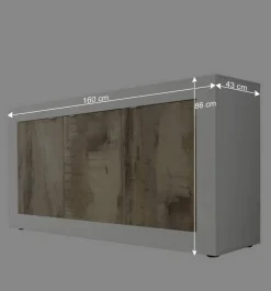 Wohnen Küchenschränke|Sideboards*Türen-Sideboard mit 160 cm Breite - Olvenion