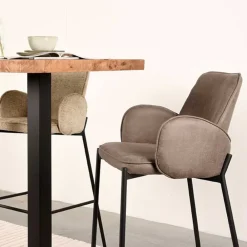 Wohnen Tresenstuhl mit 78 cm Sitzhöhe - Canja (2er Set)