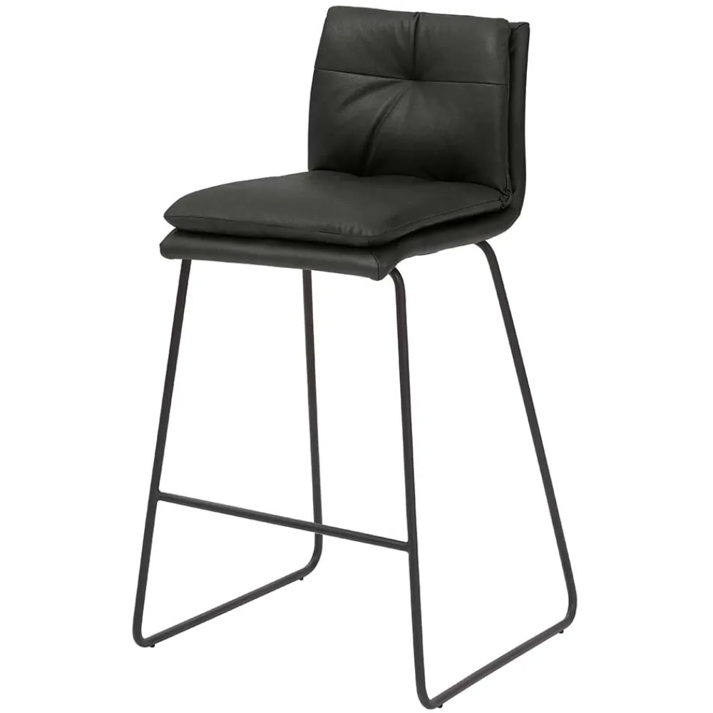 Wohnen Tresenstuhl mit 67cm Sitzhöhe in Anthrazit - Tonadella