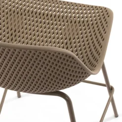 Wohnen Barhocker|Hocker*Tresenstuhl mit Schalensitz in Beige - Vabienna (4er Set)