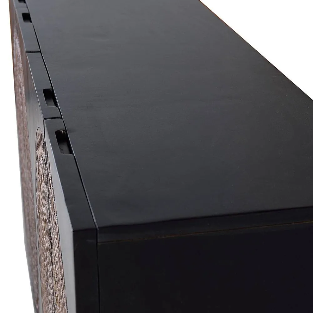 Wohnen Designermöbel*4-türige Design Kommode mit Mandala Schnitzerei - Synessa