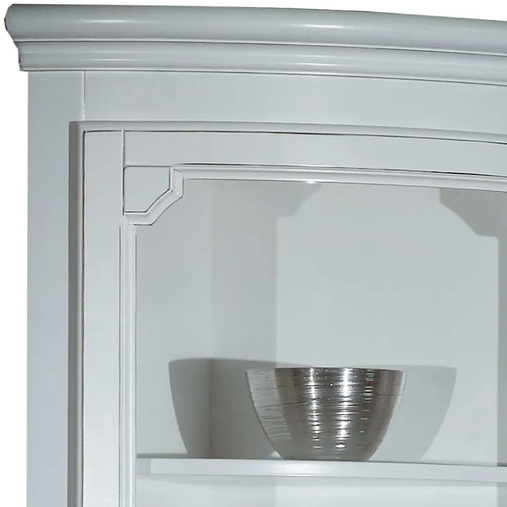 Wohnen Vintage Möbel|Esszimmer-Vitrinen*1-türige Eckvitrine im Vintage Design - Zarinas