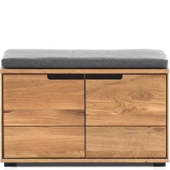 Wohnen Schuhschränke|Garderobenbänke*2-türige Garderobenbank in Eiche - Sennya