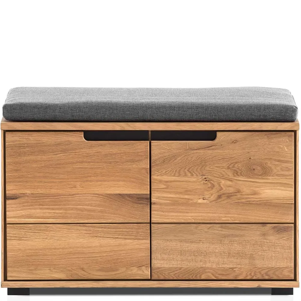 Wohnen Schuhschränke|Garderobenbänke*2-türige Garderobenbank in Eiche - Sennya