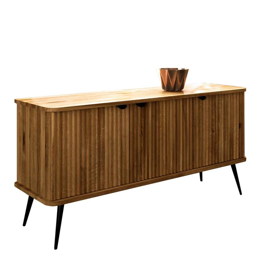Wohnen Küchenschränke|Sideboards & Kommoden*3-türige Holzkommode aus Wildeiche massiv - Casarius