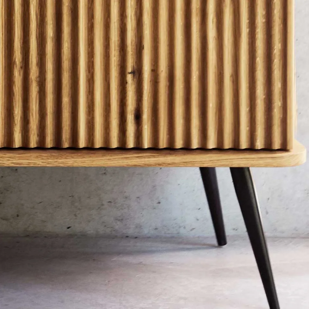 Wohnen Küchenschränke|Sideboards & Kommoden*3-türige Holzkommode aus Wildeiche massiv - Casarius