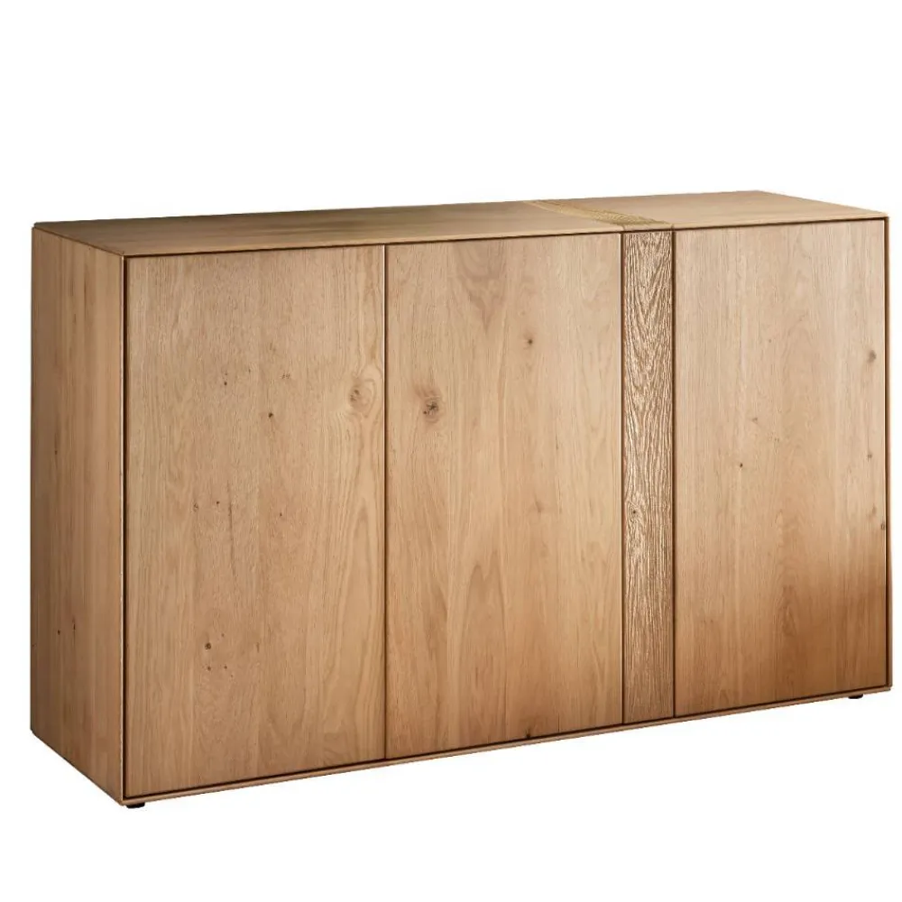 Wohnen Sideboards & Kommoden|Sideboards & Kommoden*3-türige Kommode aus Wildeiche Massivholz - Barrios