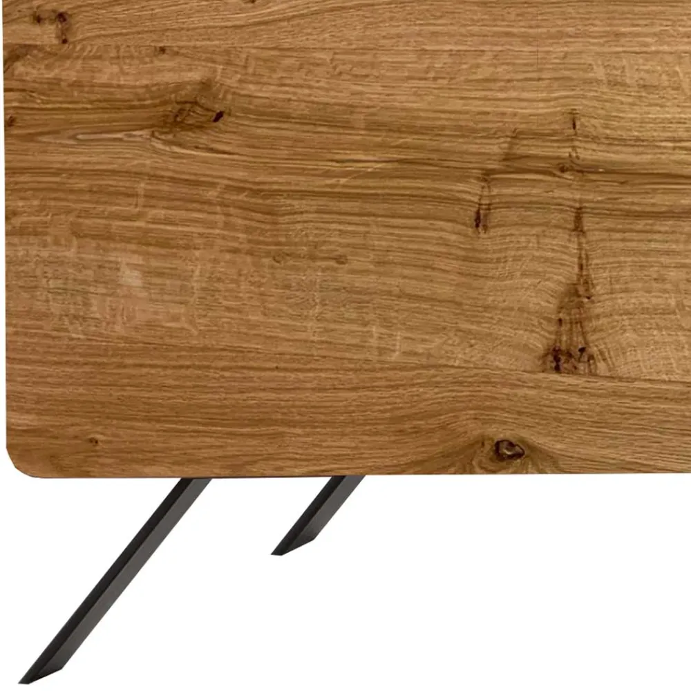 Wohnen 2-türige Kommode mit Eiche Furnier Front - Yestinas