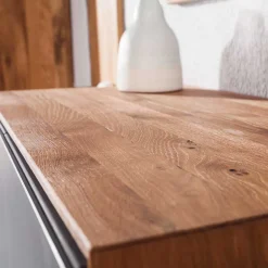 Wohnen Schuhschränke*2-türige Schuhkommode in Anthrazit Glas - Mandrey