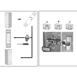 Wohnen Vitrinen|Wohnzimmer-Vitrinen*1-türige Standvitrine mit LED Beleuchtung - Annipurk