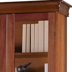 Wohnen Braune Möbel|Wohnzimmerschränke*2-türige Vitrine im klassischen Stil - Lemerzi