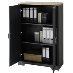 Wohnen 2-türiger Aktenschrank Modern Country - Joe