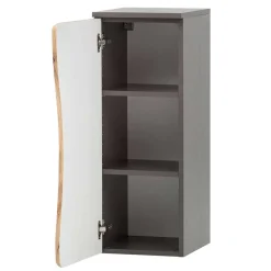 Wohnen 1-türiger Badschrank mit Naturkante Dekor - Breznia