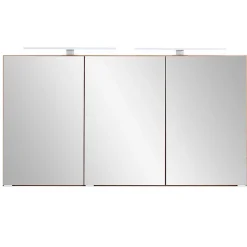 Wohnen 3-türiger 3D Spiegelschrank fürs Badezimmer - Drumias