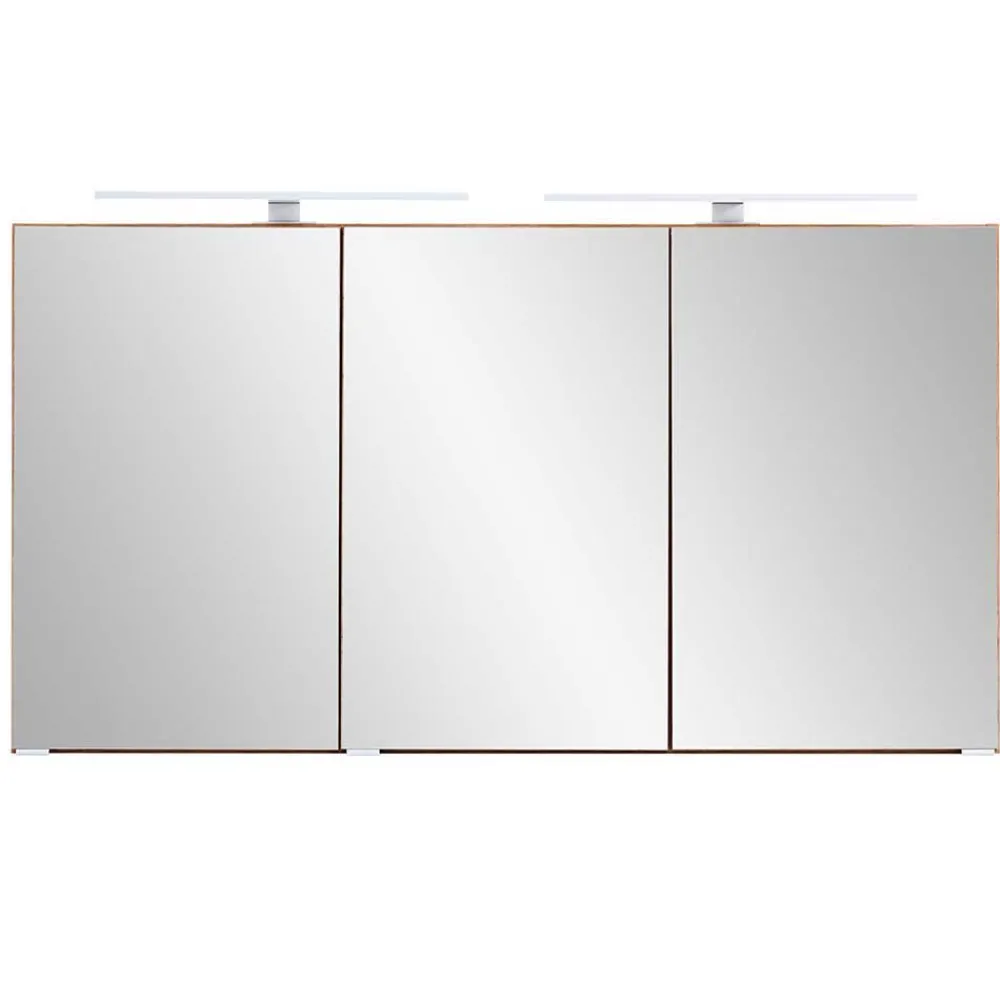 Wohnen 3-türiger 3D Spiegelschrank fürs Badezimmer - Drumias