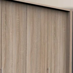 Wohnen 2-türiger Falttüren Schrank mit acht Schubladen - Zayun