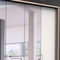 Wohnen 3-türiger Falttüren-Kleiderschrank 300 cm - Vaclyn